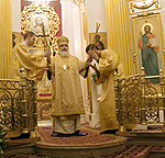 В день памяти свт. Филиппа, митрополита Московского, архиепископ Истринский Арсений совершил Божественную литургию на Сибирском подворье